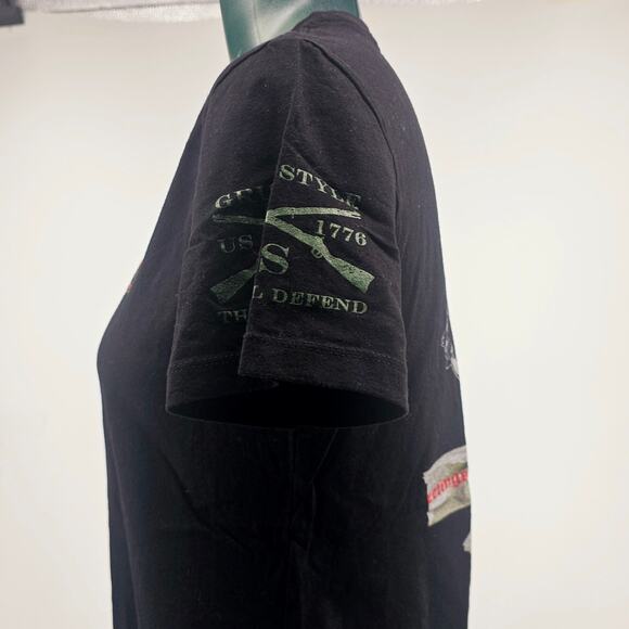 Grunt Style Yippie Ki Yay Christmas Holiday Graphic Tee Tshirt Women's L 3324 - Picture 4 of 7